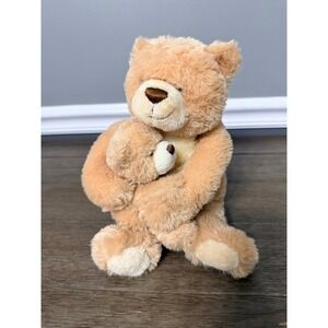Gund Mother and Baby Hugging Teddy Bears Plush